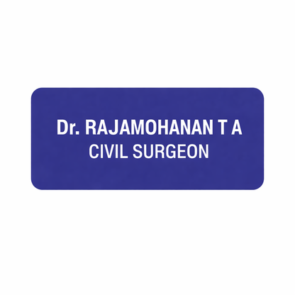 Custom Acrylic Name Badge for Professionals Perfect for Doctors, Nurses Bulk order Minimum 10 pcs