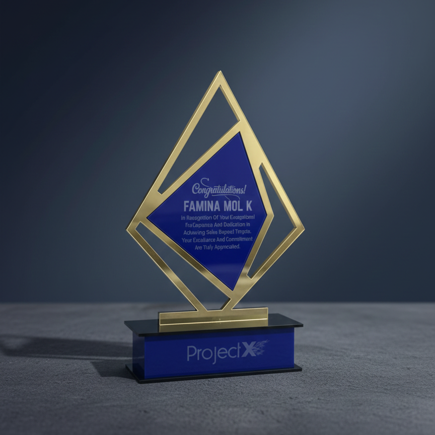 Premium Acrylic Corporate Recognition Award