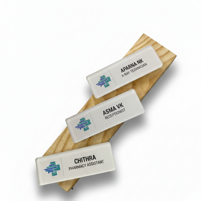Acrylic Name Badge – Custom Shape
