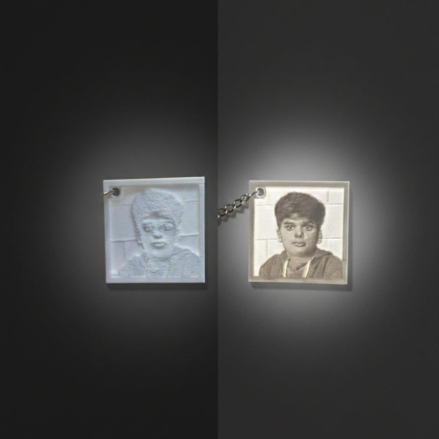 3D Magic Photo Keychain