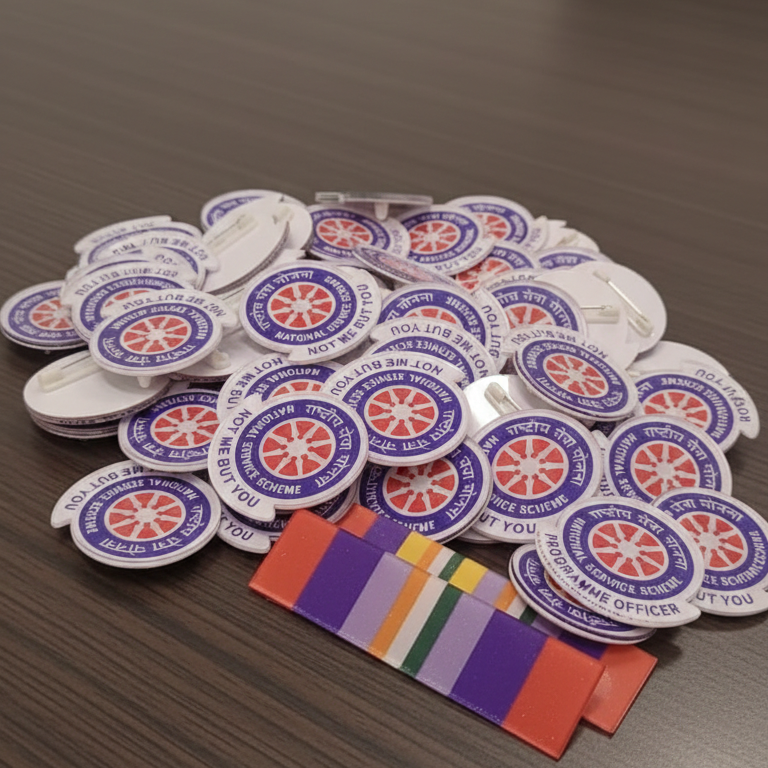 Acrylic Name Badge – Round Shape