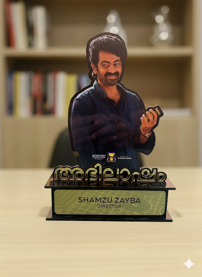 Custom photo cutout acrylic stand