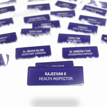 Custom Acrylic Name Badge for Professionals Perfect for Doctors, Nurses Bulk order Minimum 10 pcs