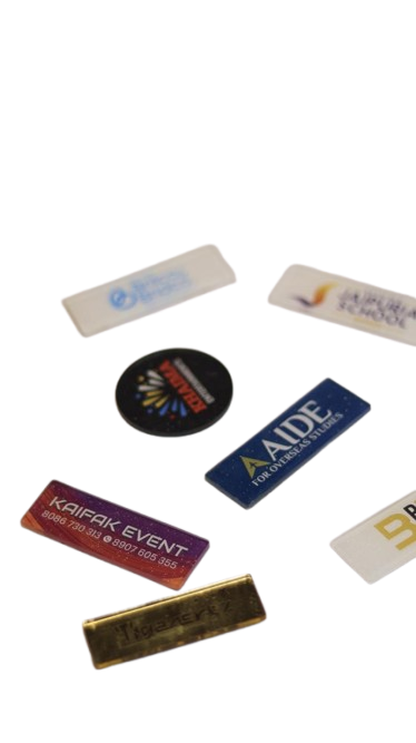 Acrylic Name Badge – Rectangle Shape -Bulk Order Minimum 10pcs